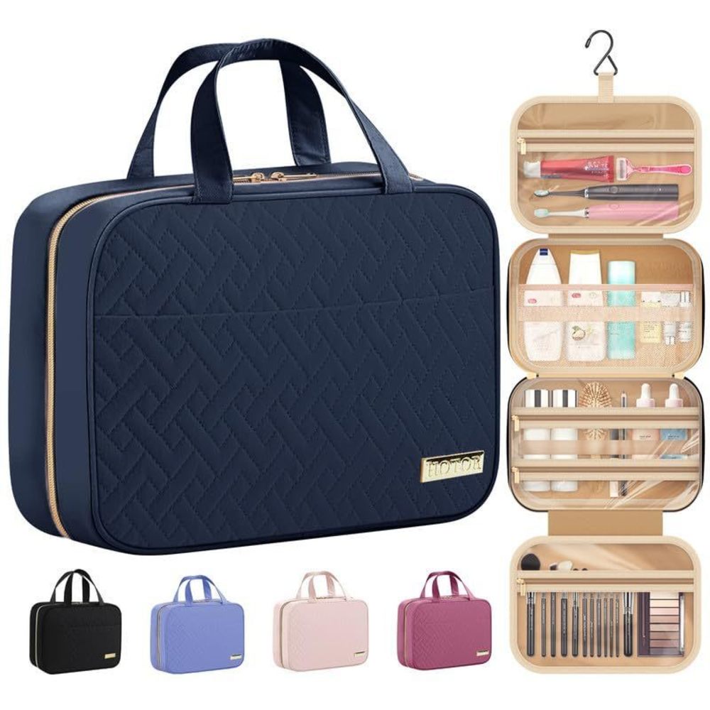 Travel Toiletry Bag W/hanging Hook - Spacious Toiletry Bag Essentials For🙃